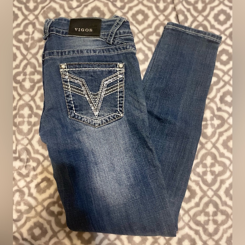 Vigoss Women's Dark Blue Skinny Jeans